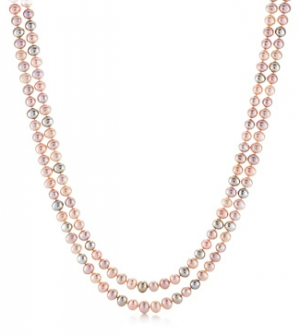 Tiffany Ziegfeld Collection necklace of freshwater cultured pearls with a silver clasp - Gatsby jewelry.PNG